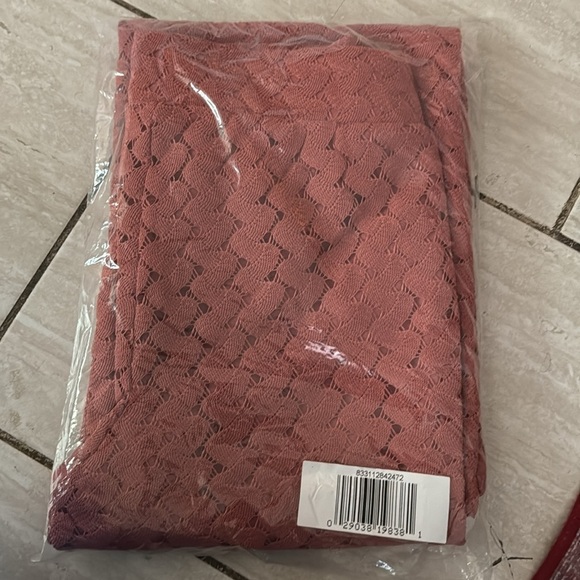 G by Giuliana Crochet Coral Pink Solid Wide Leg Pull On Pants XXS - Picture 2 of 2